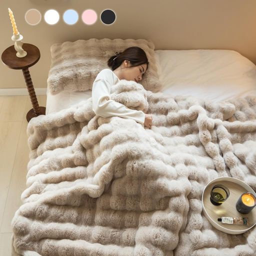 VERILADY 毛布 ふわとろ毛布 ふわもこ毛布 ブランケット 柔らかく肌触 ふわふわ モコモコ 冷え対策 洗える おしゃれ 静電気防止 暖かい 厚手 冬用(160X200,ブラウン)