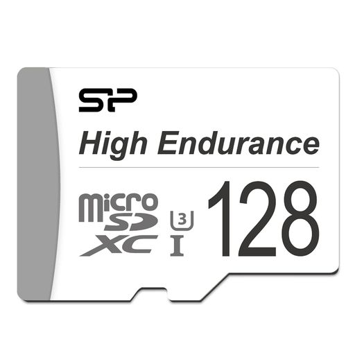 シリコンパワー 高耐久MICROSD カード 128GB CLASS10 UHS-1 U3 V30 A1 4K対応 繰り返し録画 ドラレコ 監視カメラ SP128GBSTXDV3V1HAD