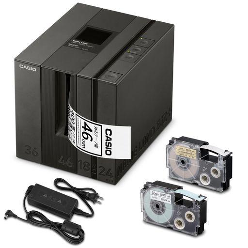 カシオ ラベルライター ネームランドBIZ+ ハイブリットプリンター KL-LE900 テープ付セット KL-ST9 (ネームランド3.5MM-46MM幅/ラテコ6MM~24MM)