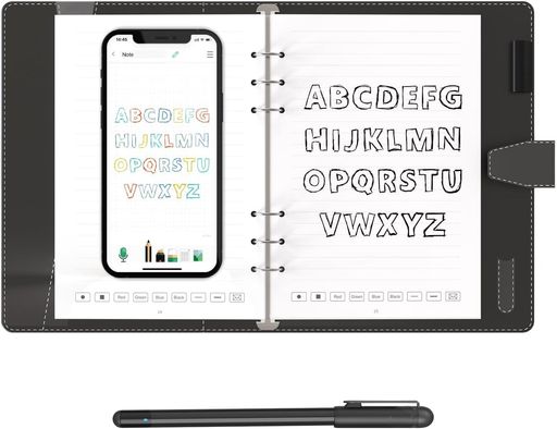 NEWYES スマートペン 電子ノートセット SYNCPEN3 66言語対応 OCRデジペン スマート手書きノート 2IN1 保存機能付き リアルタイム即デジタル化 電子手帳 デジタルノート スマートノート デジタル…