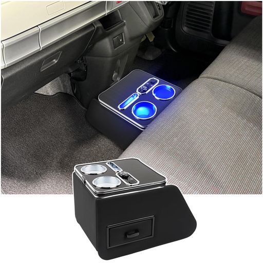 コンソールボックス スペーシア MK54S MK94S アームレスト センターコンソール スペーシアカスタム ギア 専用設計 ドリンクホルダー 7色変換 TYPE-C QC3.0 USBポート付き 小物収納 内装パーツ 2023…