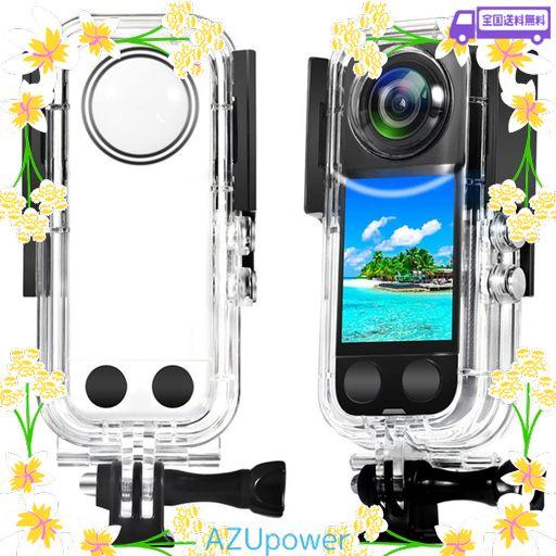 LINGHUANG INSTA360 X3 防水ケース INSTA360 X3 水中撮影用 耐圧40M INSTA360 X3用潜水ケース インスタ360 X3 水中ハウジングケース ダイビング保護カバー 曇り止め INSTA360