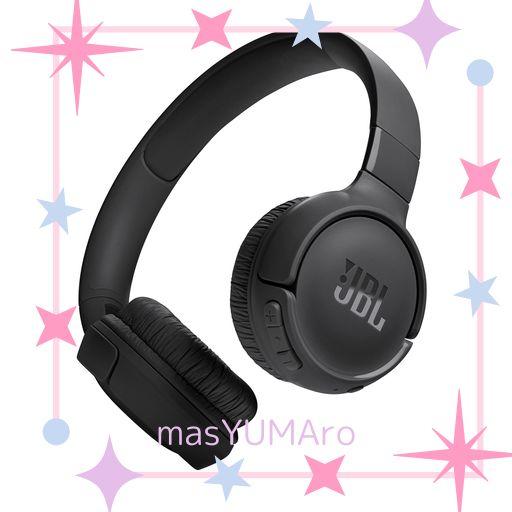 JBL TUNE 520BT ワイヤレスヘッドホン BLUETOOTH 密閉型 最大約57時間連続再生 オンイヤー USBタイプC充電 マルチポイント JBLアプリ対応 ブラック JBLT520BTBLK 5,958円
