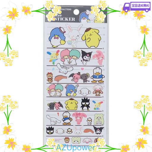 サンリオキャラクターズ[シールシート]4サイズステッカー 4SIZE