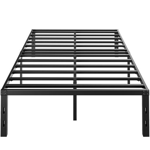 HUANUO(ファーノー) ベッドフレーム セミダブル 耐荷重600KG BED FRAME パイプベッド ベッド下収納可能 静音 安定 耐久性高い 組み立て簡単 スチール 195×120×32CM