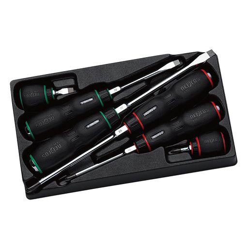 京都機械工具(KTC) ネプロス 樹脂柄 ドライバー混合セット NTD106