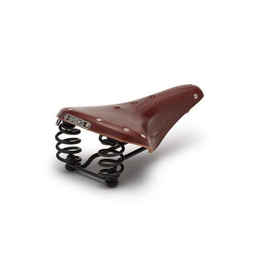 BROOKS(ブルックス) 伝統のレザーサドルB17のスプリングつきモデル FLYER BROWN