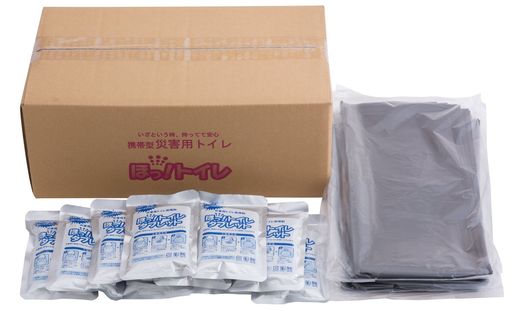 エクセルシア 簡易トイレ ほっ! トイレ タブレット 50G×100袋 (ビニール袋110枚付) HTB-001