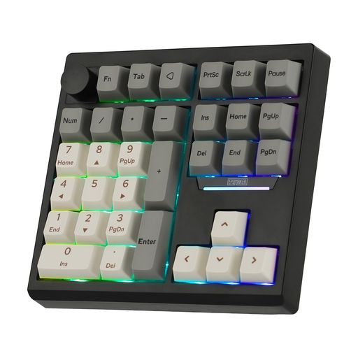 EPOMAKER TH33 VIA ワイヤレスメカニカルテンキー BT/2.4GHZ/USB有線 ホットスワップ対応 カスタム可能 RGBバックライト
