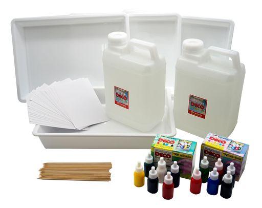 ニッカー絵具(NICKER COLOUR) マーブリング・デコ パーティーキット MD-PAK