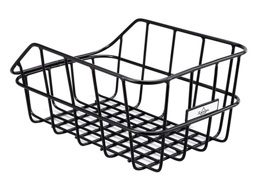 自転車用後ろカゴ アルミダスR420 アルミ後ろカゴ 取付金具付 RB-ALR420 ブラック