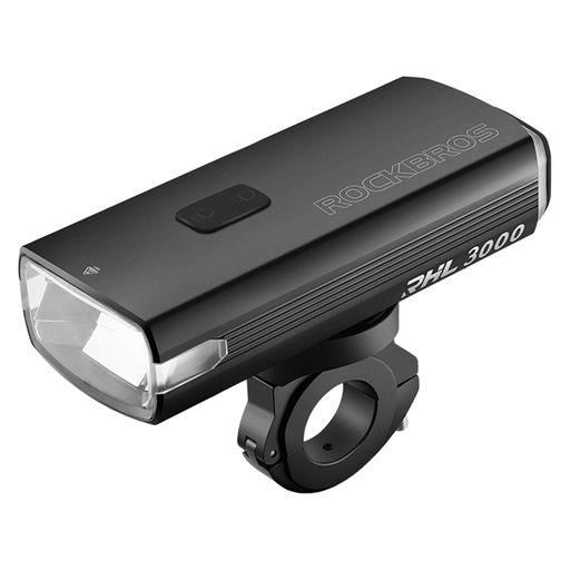 ROCKBROS 自転車 ライト ヘッドライト 3000ルーメン 10000MAH大容量 6つ調光モード TYPE-C充電式 実用点灯最大30時間 高輝度 IPX6防水 防振 アルミ合金製 懐中電灯 ロードバイク サイクリング 停電…