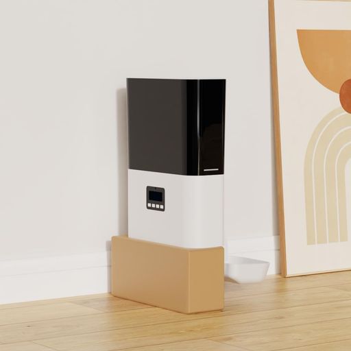 自動給餌器 ペット給餌器 自動 猫 犬 ケージ取付タイプ タイマー式 定時定量 餌やり機 2.3L大容量 1日4回設定可能 2WAY給電 小型犬 猫用 手動給餌対応 お手入れ簡単