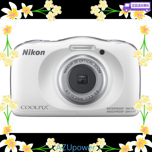 NIKON デジタルカメラ COOLPIX W150 防水 W150WH クールピクス ホワイト