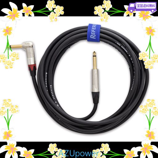 REFERENCE CABLES RIC 01 ライブ用 黒 ストレート-L字 6M