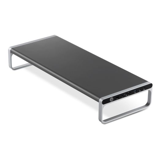 エレコム ドッキングステーション 12IN1 モニタースタンド型 27インチまで PC電源供給100W USB-C(30W供給)×2ポート ブラック DST-W08