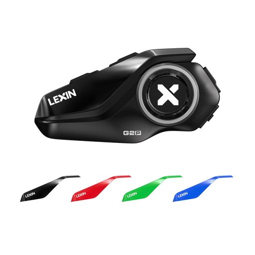 LEXIN G2P バイク インカム BLUETOOTH5.1 最大6台接続 1000M通話 バイク用インカム FMラジオ DSP/CVCノイズ低減 800MAH長時間バッテリー IP67防水 交換カバー付き 40MM スピーカー 技適認証