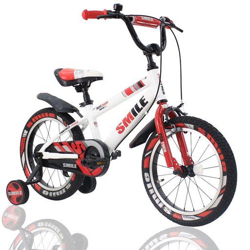 PANTHER (パンサー) 子供・幼児自転車 補助輪・泥除け標準装備 カラー6色サイズ2種 合計12バリエーション 3〜8歳適合 サイズ14〜16インチ オシャレでカッコいいデザイン WH RED 14 INCH