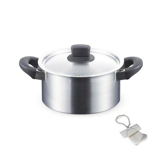 J-KITCHENS 食卓インテリア 両手鍋 蓋が転がりにくい 20CM ガス IH対応 日本製 オリジナルタグ付