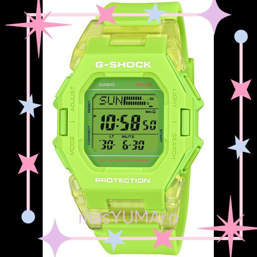 [カシオ] 腕時計 ジーショック 【国内正規品】 BLUETOOTH搭載 歩数計測機能 GD-B500S-3JF メンズ グリーン