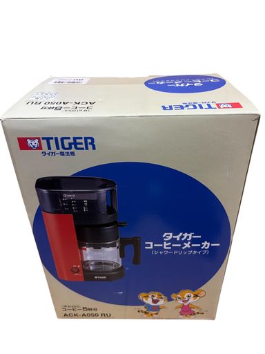 タイガー コーヒーメーカー アーバンレッド 5杯用 ACK-A050-RU