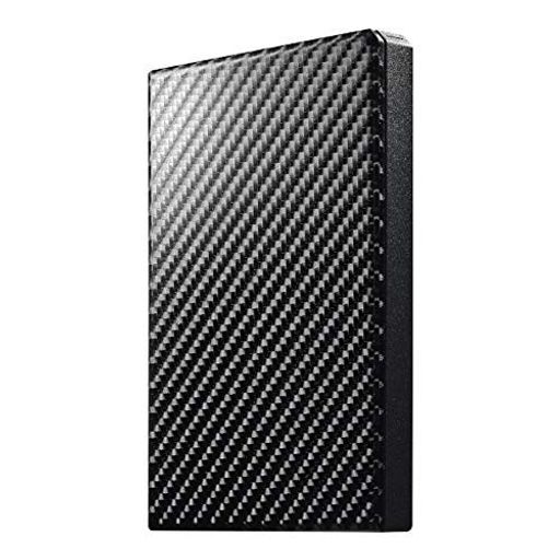 アイ・オー・データ機器 HDPT-UTS1K USB3.1 GEN1対応ポータブルハードディスク「高速カクうす」 カーボンブラック 1TB