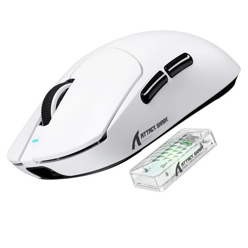 ATTACK SHARK X8ULTRAゲーミングマウス、8000HZポーリングレート、42000DPI、NORDIC 52840チップ、55G軽量 6,658円