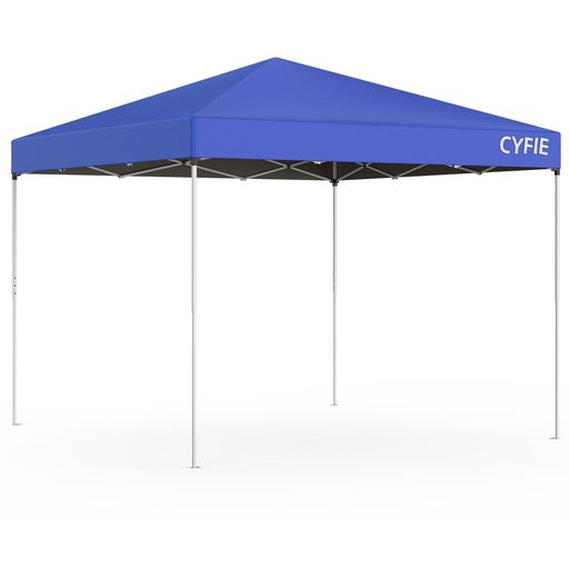 CYFIE タープテント 3MX3M ワンタッチテント 屋根テント 高さ3段階調節 日よけ コーティング 耐水 スチールフレーム 風に強い 組立て簡単 持ち運び便利 防災砂袋？ペグ？ロープ？収納ケース付…