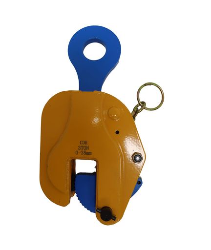 INTBUYING 縦吊りクランプ 吊りクランプ 吊り具 3T 小型 立吊クランプ ロックハンドル式自在シャックルタイプ