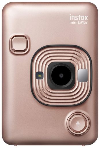 富士フイルム(FUJIFILM) チェキ インスタントカメラ/スマホプリンター INSTAX MINI LIPLAY ブラッシュゴールド INS MINI HM1 BLUSH GOLD