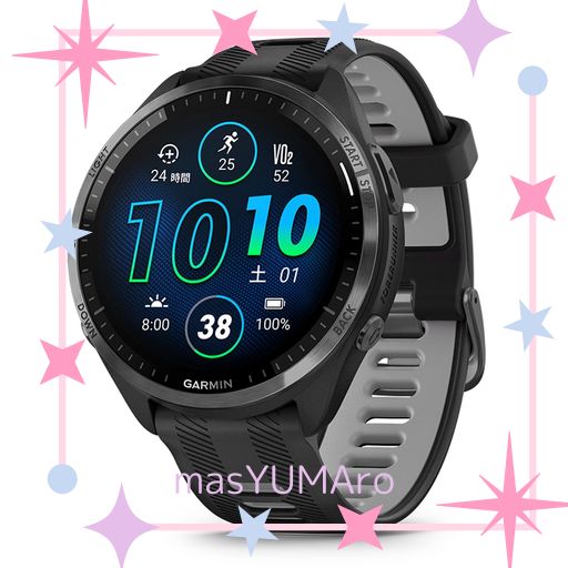 GARMIN(ガーミン)GPSランニングウォッチ FORERUNNER 965 BLACK 【日本 