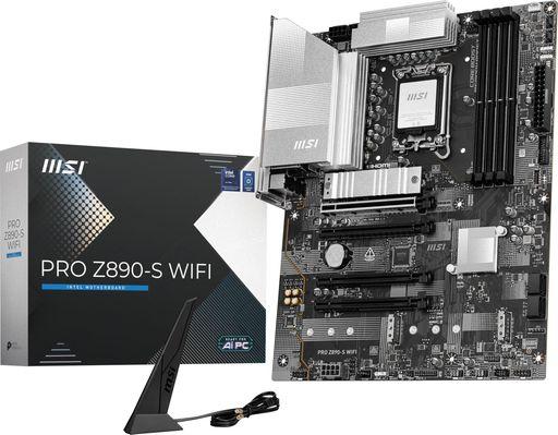 MSI PRO Z890-S WIFI PROSERIES マザーボード (CORE ULTRA SERIES 2 INTELプロセッサ、LGA 1851、DDR5、PCIE 5.0、M.2、SATA、2.5GBPS LAN、USB 22,689円