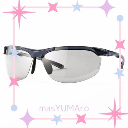 [E-FIT] スポーツサングラス レディース UV400 薄い色レンズ【超軽量 快適フィット】ゴルフ ランニング テニス ドライブ対応 UVカット 鼻パッド調節可能 偏光サングラス EF-S207