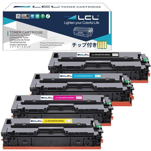 LCL CANON用 キャノン用 CRG-045 CRG-045H 大容量(4色セット ブラック シアン マゼンタ イエロー) 互換トナーカートリッジ 対応機種:LBP611C LBP612C MF632CDW MF634CDW