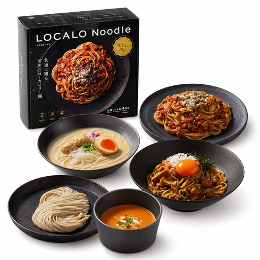 新品ロカロヌードル3箱セット24食LOCALO Noodleダイエットフード 低糖質 グルテンフリー麺】LOCALO NOODLE ロカロヌードル 4食SET (減塩