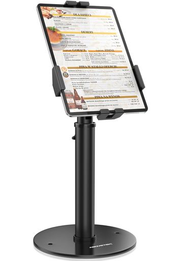盗難防止 | 360°回転 | タブレットキオスクスタンド | 高さ調節可能 | ABOVETEK ホルダー | ロック式 POS | エアレジ | セキュリティ対策 | 卓上型 | 7.9〜11インチ | IPAD AIR PRO HP など |