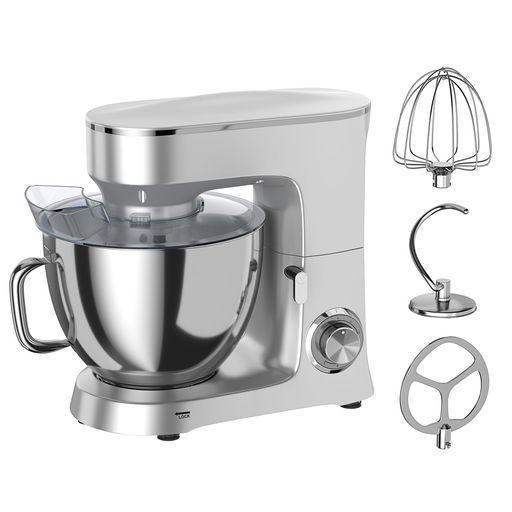 XVERYCAN スタンドミキサー 卓上ミキサー 8L大容量 3種類アタッチメント付き 業務用 家庭用 6段階スピード調節機能 パン生地こねやお菓子作り等に