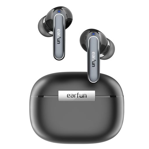 【VGP 2024金賞】EARFUN AIR 2 BLUETOOTH 5.3 ワイヤレスイヤホンハイレゾ LDAC対応/40時間再生/マルチポイント接続/10バンド専用アプリ/55MSゲームモード/ワイヤレス充電/ IPX7防水【4マイク通話テクノ…
