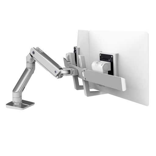 ERGOTRON エルゴトロン HX 管する腕 学習机マウント デュアル 2画面 しろがね色 32in(4.5~15.9KG)まで VESA標準尺度相応う 45-476-026