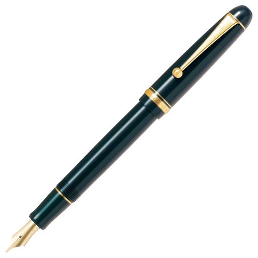 PILOT 万年筆 カスタム74 B ブロード(太字) ダークグリーン 黒 FKKN12SRDGB ペン先14K パイロット