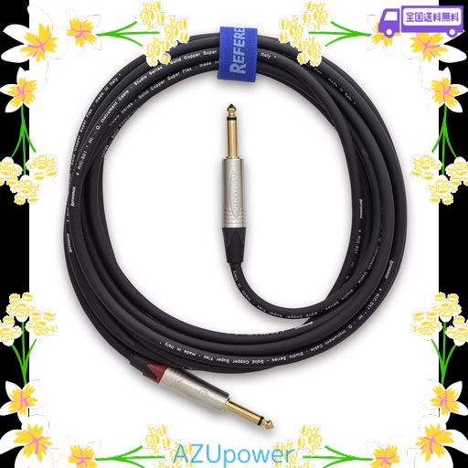 REFERENCE CABLES RIC-S01 レコーディング用 黒 ストレート-ストレート 4.5M