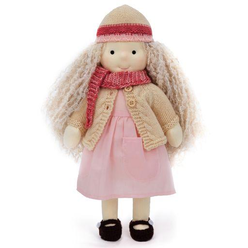 BLISSFULPIXIE ウォルドルフ人形 WALDORF DOLL 手作り人形 - ABIGAIL 30CM 柔らかい 女の子 かわいい ぬいぐるみ 子供たちに最適な人形