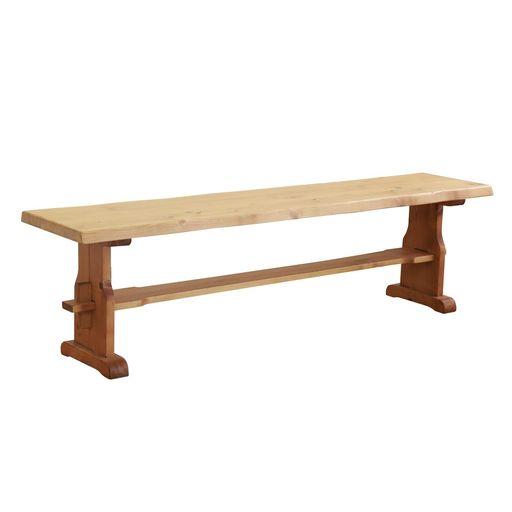 平インテリア産業 重厚なダイニングベンチ 155×35