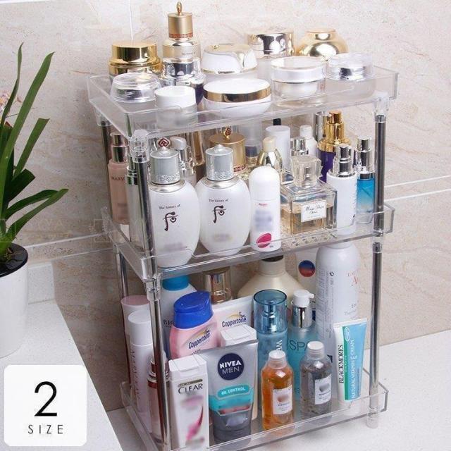 コスメ収納 化粧品収納 メイク収納 美容グッズ 洗顔 シャンプー 歯ブラシ 洗面所 お風呂 化粧水 ヘアケア用品 ケア用品 整理の通販は