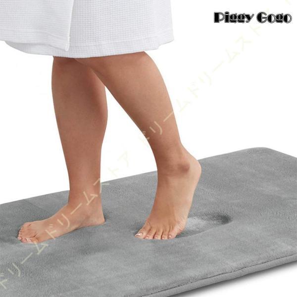 バスマット お風呂マット 速乾 足ふきマット 大判 吸水 防臭 洗濯可能 風呂マット キッチン 玄関 ドア 浴室 洗面所 ふわふわ 滑り止め付き マット お洒落の通販は