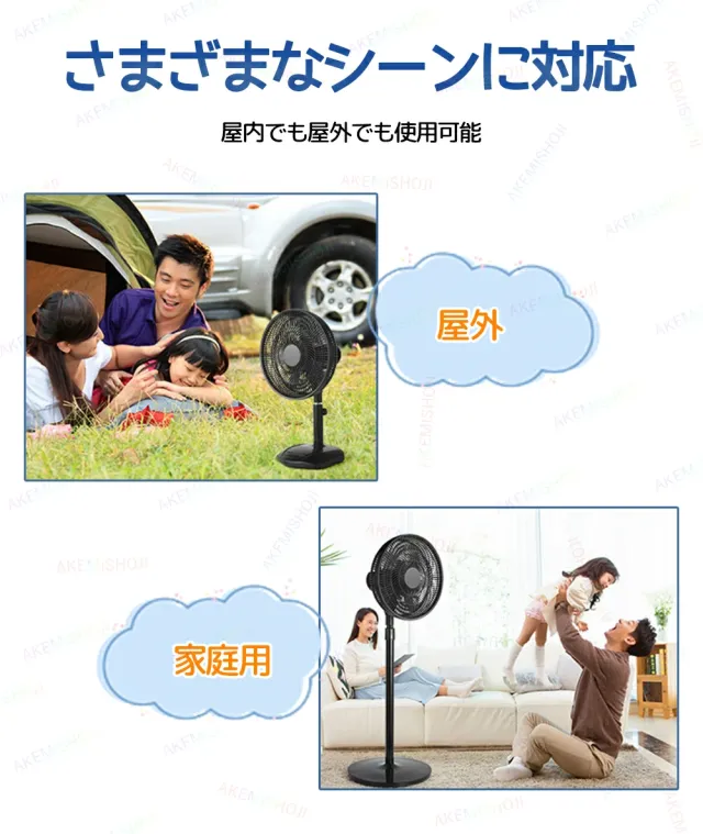 扇風機 ソーラーファン 充電式 16インチ ソーラーパネル付き コードレス扇風機 15600mAh 大容量 首振り 高さ調節 無段階風量調節 DCモーター 静音 大風量 防災用 キャンプ アウトドア 停電対策_4