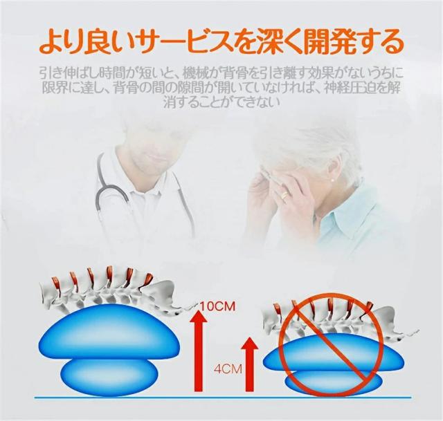 送料無料 腰椎矯正器 腰マッサージ器 充気式?脊椎牽引器 温熱 振動マッサージ 腰部パッド マグネット指圧 疲労を和らげる 腰痛を和らげる 腰痛 改善 サポーター 男女兼用_9