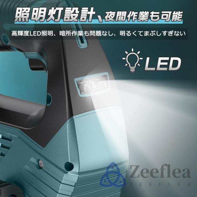 電動グリスガン 充電式 コードレス 12000PSI 超高圧 600cc 大容量 LEDライト付き 自動給油 グリースガン 農機 車 バイク 整備工具_8
