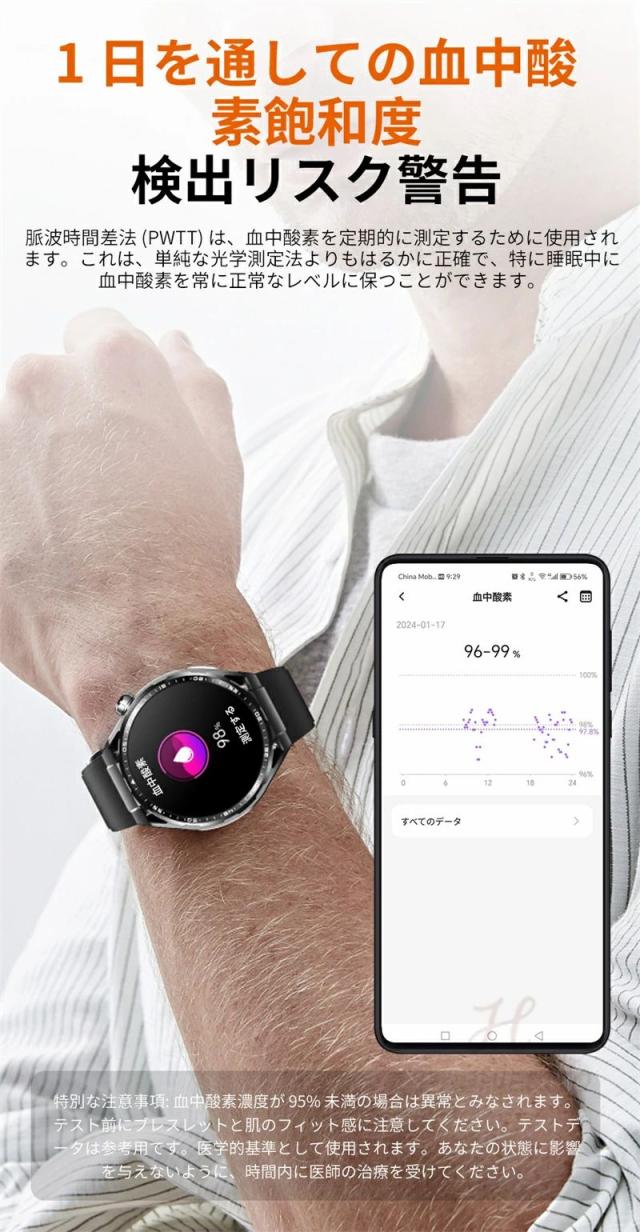 スマートウォッチ 電話を掛ける役立つこと 血糖値 尿酸値 血圧位置づける 心電図 ECG 血中O 心臓の鼓動数 お休み管する 温度位置づける 思わしい保護すること 1.55in大画面 快い音生まれ変わり IP67雨合羽 日本語相応う iPhone Android相応う メンズ レディース 差し上げ物