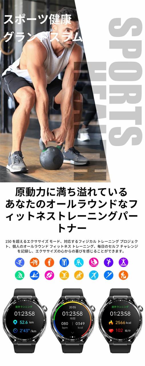 スマートウォッチ 電話を掛ける役立つこと 血糖値 尿酸値 血圧位置づける 心電図 ECG 血中O 心臓の鼓動数 お休み管する 温度位置づける 思わしい保護すること 1.55in大画面 快い音生まれ変わり IP67雨合羽 日本語相応う iPhone Android相応う メンズ レディース 差し上げ物